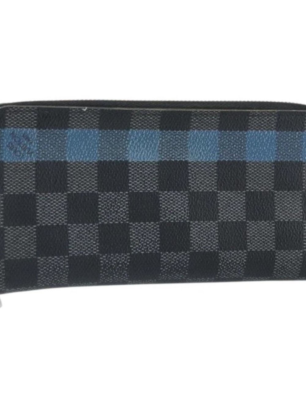 LOUIS VUITTON Damier Graphite Zippy Wallet Vertical Long Wallet LV Auth 169951